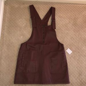 Free People Vegan Leather Jumper